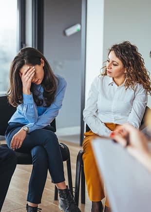 Individual and group therapy sessions